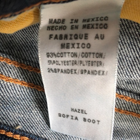 Lucky Brand size 25 Blue Jean Denim Boot cut zipper 5 pocket Excellent Condition - Picture 5 of 10